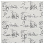 Ancient rural artwork fabric