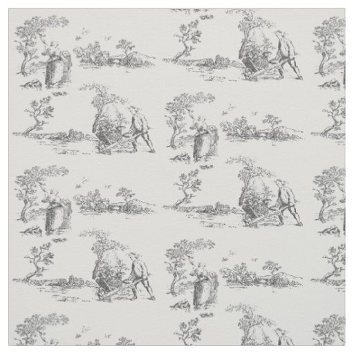 Ancient rural artwork fabric