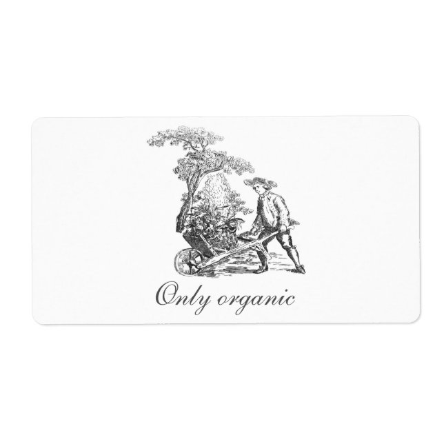 Ancient rural artwork label (Front)