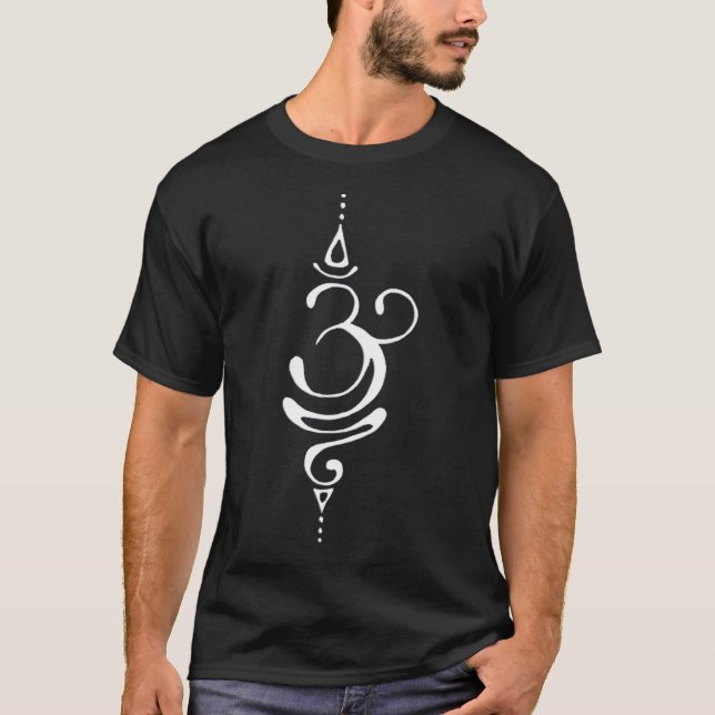 Ancient Sanskrit Symbol for BREATHE Inspiration T-Shirt (Front)