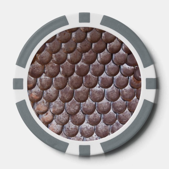 Ancient scale armor poker chips (Front)