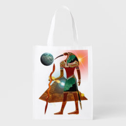 Ancient Secrets THOTH 3D Egyptian Scifi Grocery Bag