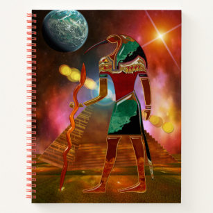 Ancient Secrets THOTH 3D Egyptian Scifi Notebook