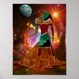 Ancient Secrets THOTH 3D Egyptian Scifi Poster