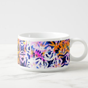 Ancient Signal Abstract Geometric Dinner Bowl