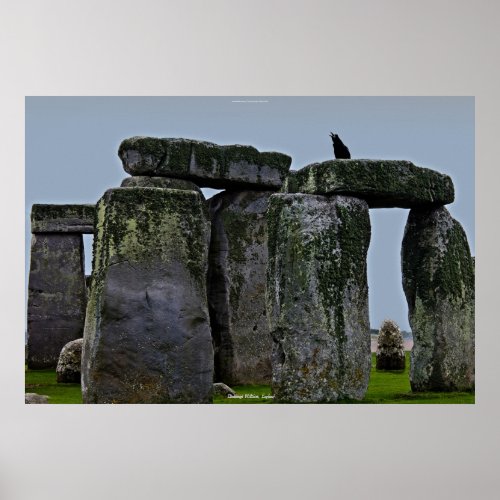 Ancient Site of Stonehenge Standing Stones  Rook Poster