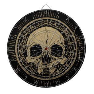 ANCIENT SKULL. DARTBOARD