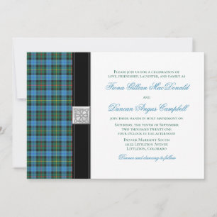 Ancient Smith Tartan Wedding Invitation