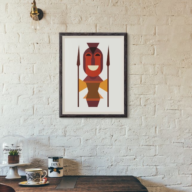 Ancient Soldier Canvas Print (art print on the wall dining room)