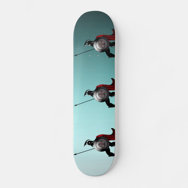 Ancient Spartan Warrior Skateboard Deck (Front)