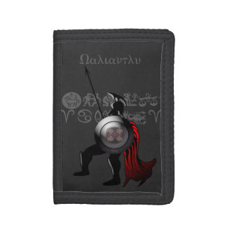Ancient Spartan Warrior Trifold Wallet