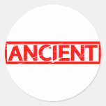 Ancient Stamp Classic Round Sticker