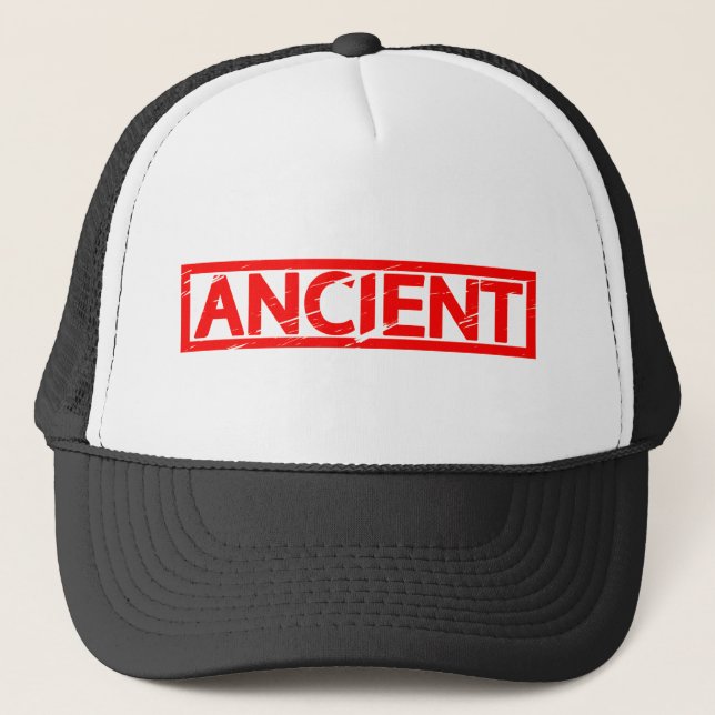 Ancient Stamp Trucker Hat (Front)