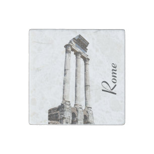 Ancient stone columns magnet