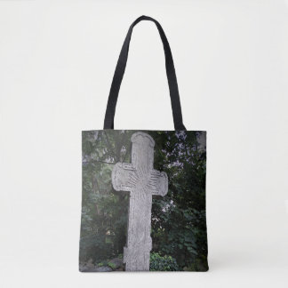 Ancient Stone Cross Photo Tote Bag