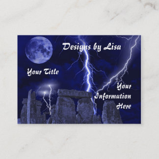 Ancient stone landscape profile/business card