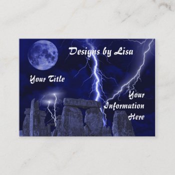 Ancient Stone Landscape Profile/business Card by DesignsbyLisa at Zazzle