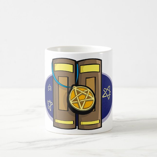 Ancient Stone Tablets with Pentagram Amulet Coffee Mug (Creator Uploaded)