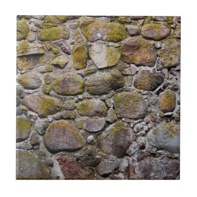 Ancient stone wall ceramic tile (Front)