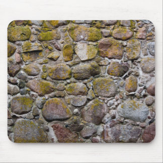 Ancient stone wall mouse pad