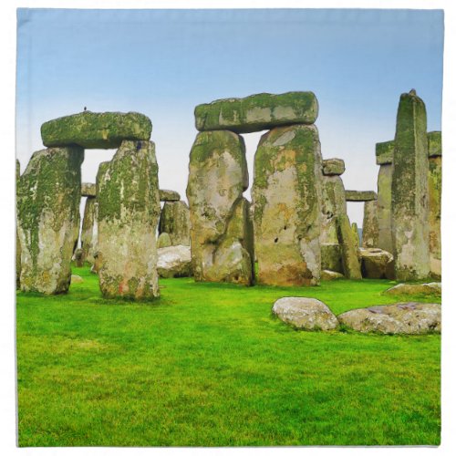 Ancient Stonehenge Standing Stones in Summer Art Napkin