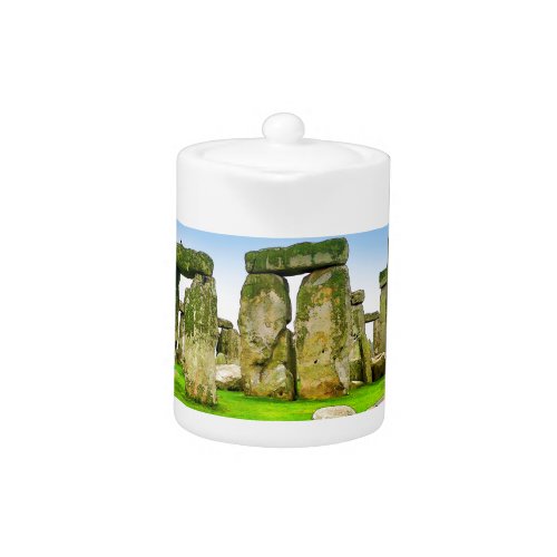 Ancient Stonehenge Standing Stones in Summer Art Teapot