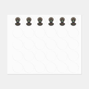 Ancient Sukti Budh Meditation Art - Pakit & Bammi  Labels