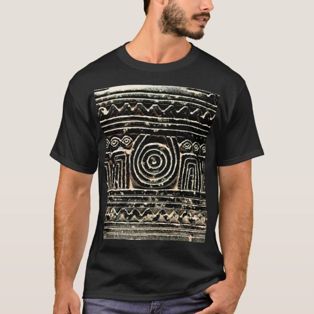 Ancient Sumerian Mesopotamian Pattern T-Shirt (Front)