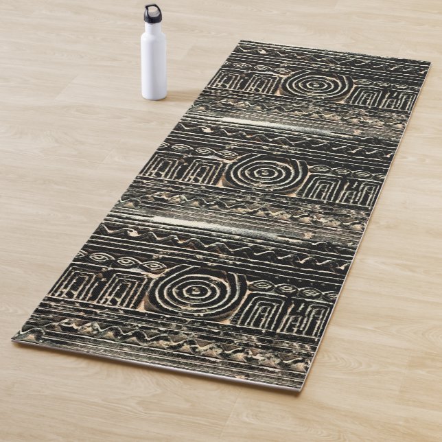 Ancient Sumerian Mesopotamian Pattern Yoga Mat (In Situ)
