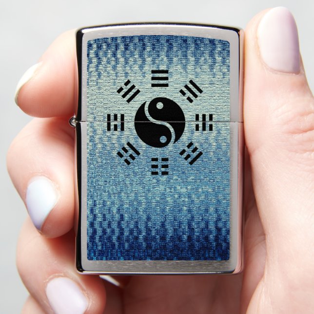 Ancient Symbols and Clinical Precision Zippo Lighter (In Hand)
