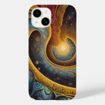 Ancient symbols in vibrant colours