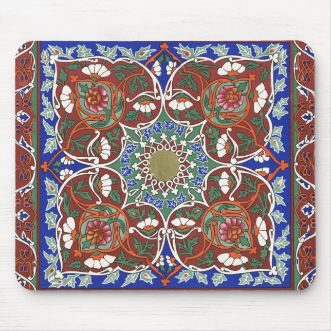 Ancient Tadjik Design Mouse Pad (Front)