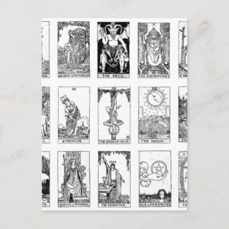 ancient tarot postcard