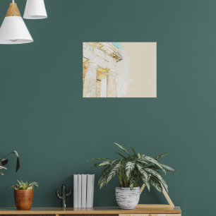 Ancient temple, Athens, Greece Poster