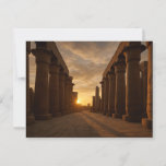 Ancient Temple Majesty Postcard Golden Hour