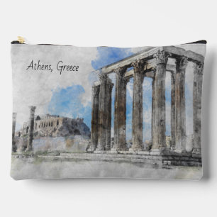 Ancient Temple of Zeus Athens Greece Accessory  Pouch