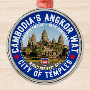 Ancient Temples of Cambodia – Angkor Wat Metal Ornament