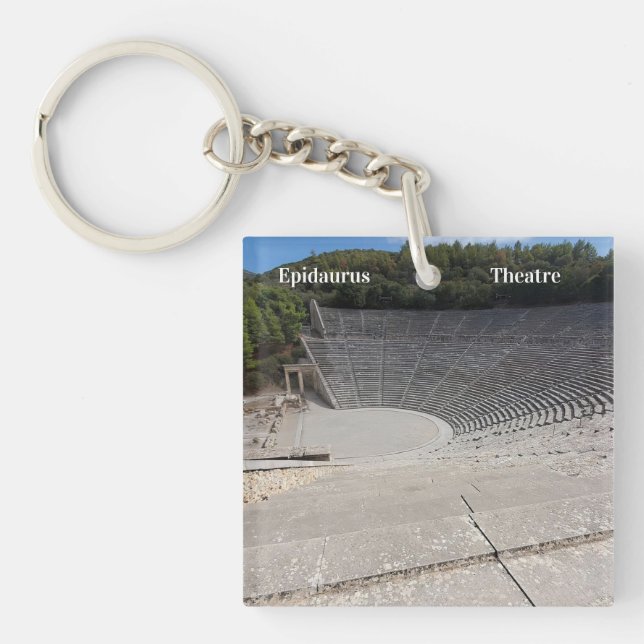 Ancient Theatre of Epidaurus Greece Keychain (Front)