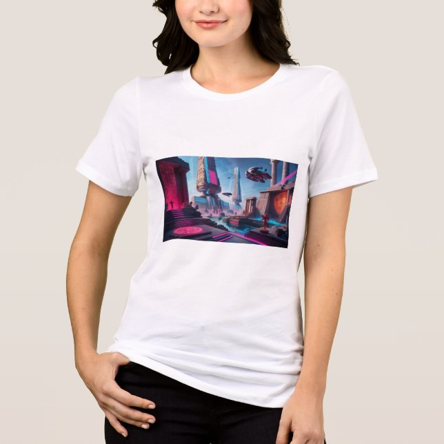 🔱 Ancient Times: Timeless Designs for the Modern  Tri-Blend Shirt (Front)