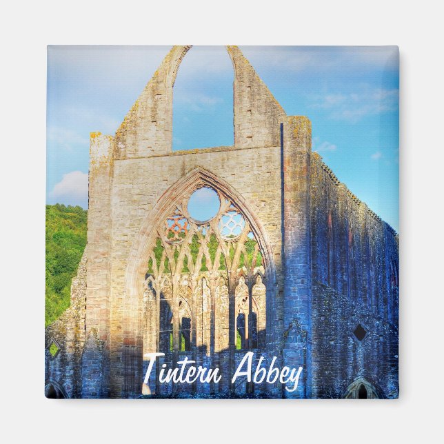 Ancient Tintern Abbey, Cistercian Monastery, Wales Magnet (Front)