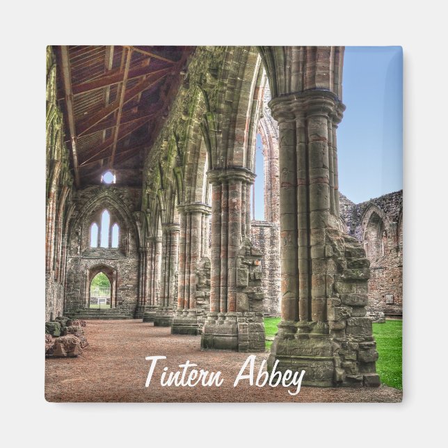 Ancient Tintern Abbey, Cistercian Monastery, Wales Magnet (Front)