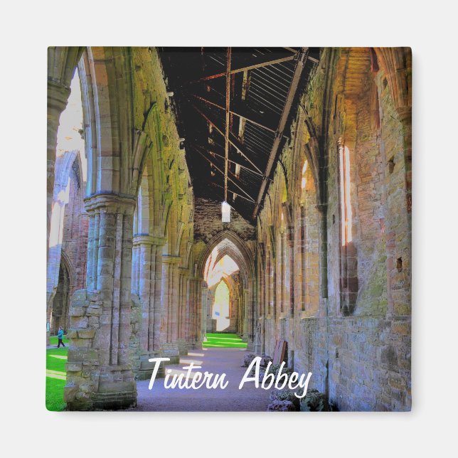 Ancient Tintern Abbey, Cistercian Monastery, Wales Magnet (Front)