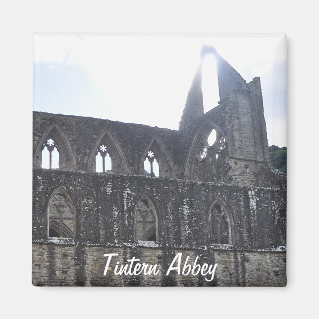 Ancient Tintern Abbey, Cistercian Monastery, Wales Magnet (Front)