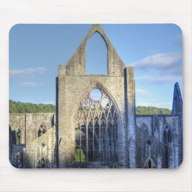 Ancient Tintern Abbey, Cistercian Monastery, Wales Mouse Pad (Front)