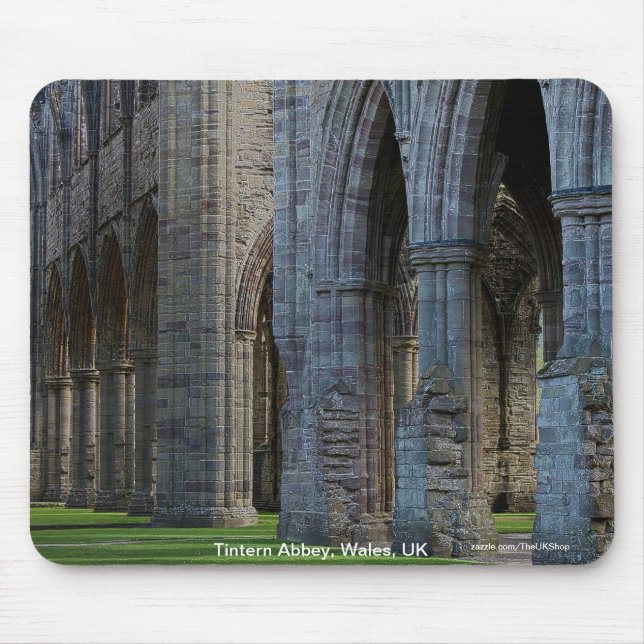 Ancient Tintern Abbey, Cistercian Monastery, Wales Mouse Pad (Front)
