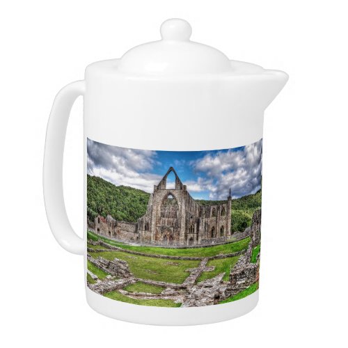 Ancient Tintern Abbey Cistercian Monastery Wales Teapot