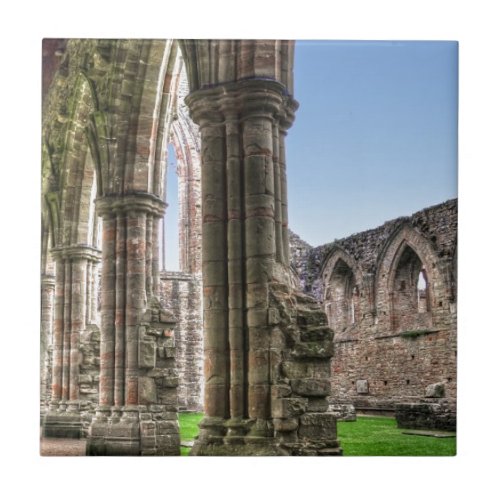 Ancient Tintern Abbey Cistercian Monastery Wales Tile