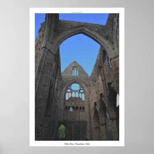 Ancient Tintern Abbey I Cistercian Monastery Wales Poster