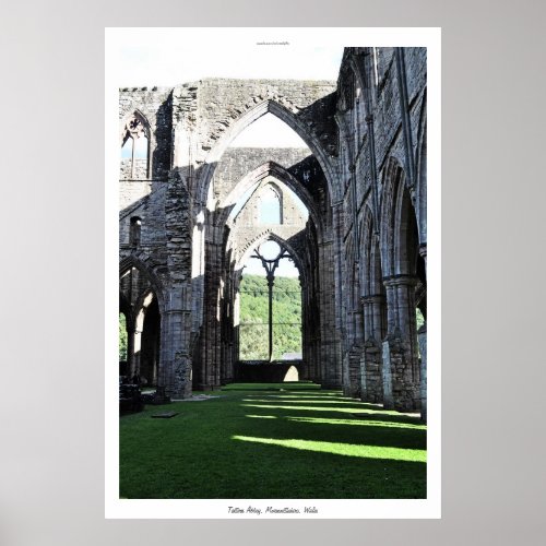Ancient Tintern Abbey I Cistercian Monastery Wales Poster