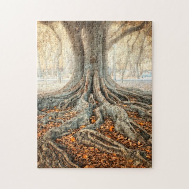 Ancient Tree Roots Jigsaw Puzzle (Vertical)